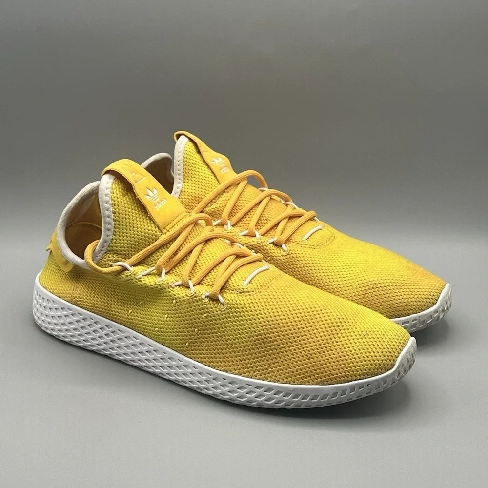 Adidas Pharrell Williams Human Race Yellow Knit - Men's Size 7 Women's‎ Size 8.5